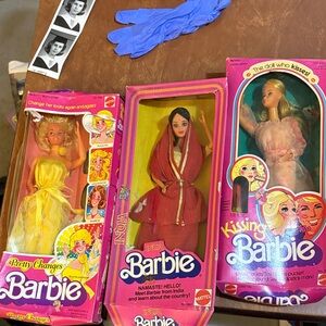 Vintage Barbie lot Kissing Barbie India Barbie Pretty Changes Barbie 1970’s